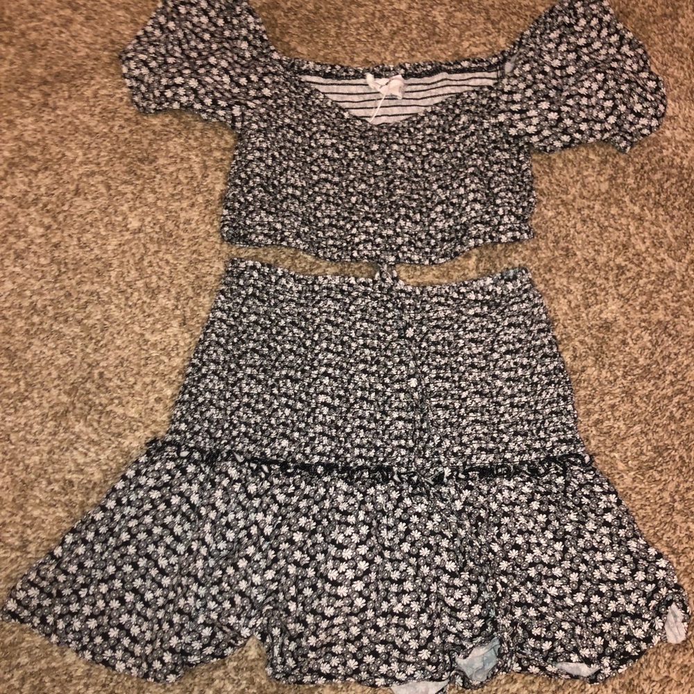 matching floral set